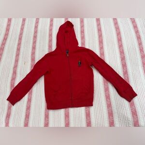 Polo by Ralph Lauren Kids Red Zip-Up Hoodie